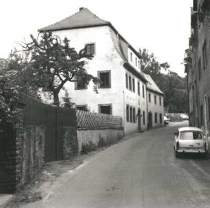 Colditz, Tiergartenstraße 1. Wohnhaus (Städtisches Museum Colditz; um 1730). Straßenansicht