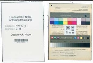 Entnazifizierung Hugo Oostenryck , geb. 09.01.1895 (Lehrer)