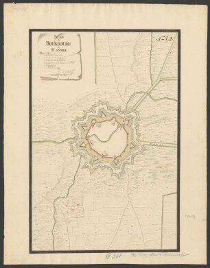 Plan de Bourbourg en Flandre