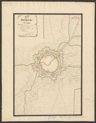 Plan de Bourbourg en Flandre