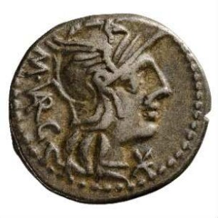 Münze, Denar, 130 v. Chr.