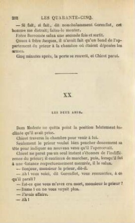 XX. Les deux amis