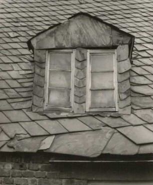 Nassau (Kreis Brand-Erbisdorf), Dorfstraße 4. Alte Ölmühle (Wohnhaus). Dachfenster