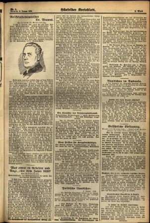 Zweite Ausgabe vom Dienstag, den 03. Januar 1928.