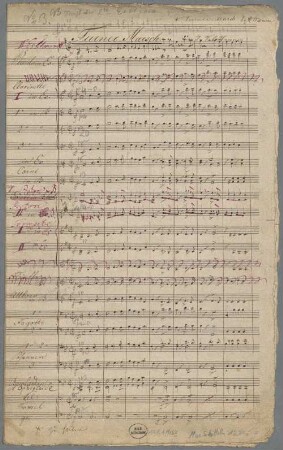 Turner-Marsch; Arr; winds, sticks - BSB Mus.Schott.Ha 12845-4
