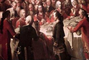 Fest des Goldenen Vlies-Ordens zur Zeit des Kaisers Franz I. Stephan in der Wiener Hofburg