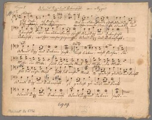 Adams Ripp' und Rebensaft - Coro maschile. - BSB Mus.Schott.Ha 6992