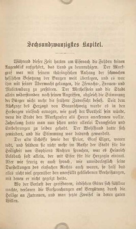 Sechsundzwanzigstes Kapitel.