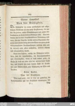 Viertes Hauptstück.