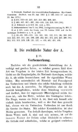 B. Die rechtliche Natur der A[ntragsdelicte].