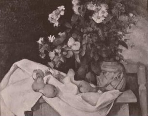 Stilleben mit Blumen und Früchten / Nature morte: fleurs et fruits
