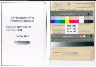 Entnazifizierung Karl Dorau , geb. 09.07.1906 (Angestellter)