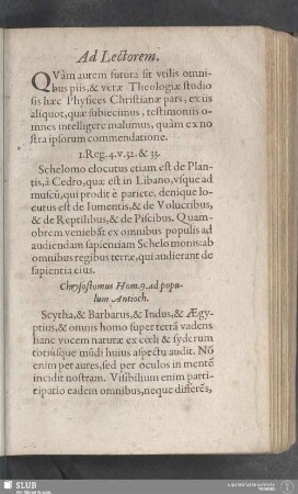 Ad Lectorem