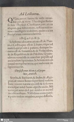 Ad Lectorem