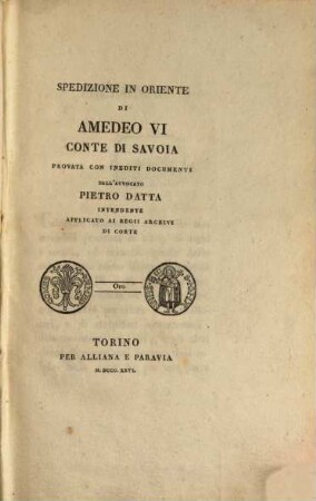 Spedizione in oriente di Amedeo VI conte di Savoia