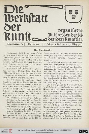 1: Der Kunstverein