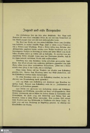 Jugend und erste Kriegsjahre