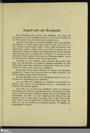 Jugend und erste Kriegsjahre