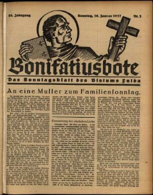 Ausgabe vom Sonntag, den 10. Januar 1937.