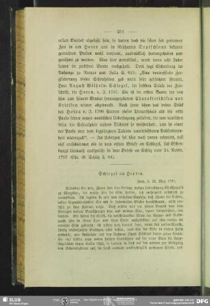 August Wilhelm von Schlegel an Johann Gottfried von Herder, Jena, 22.05.1797