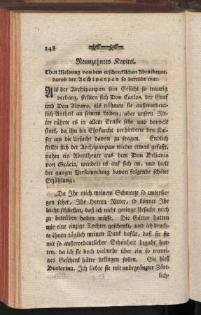 Neunzehntes Kapitel. Thut Meldung von dem erschrecklichen Abentheuer darob der Archipanpan so betrübt war