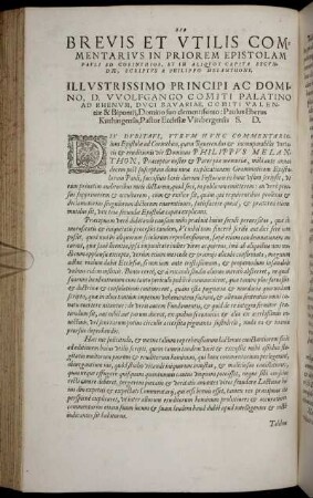[Epistola ad Corinthios].