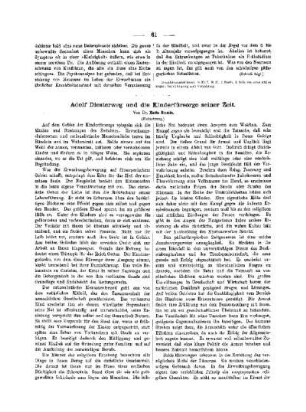Adolf Diesterweg und die Kinderfürsorge seiner Zeit : (Fortsetzung)