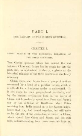 Chapter I. Short sketch of the historical relations of the three countries