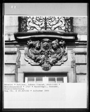 Balkonkonsole mit allegorischer Darstellung
