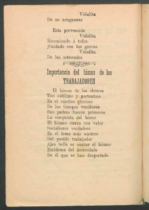 Importancia del himno de los trabajadores