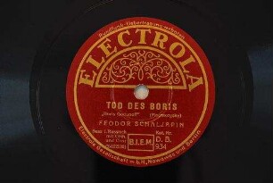 Tod des Boris : "Boris Godunoff" / (Moussorgsky)