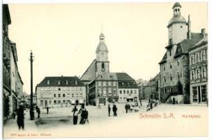 Schmölln. Marktplatz
