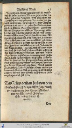 Das XI.-XX. Capitel