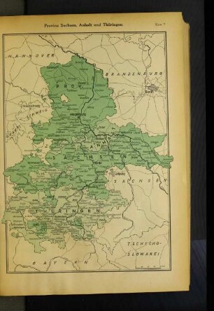 Provinz Sachsen, Anhalt und Thüringen