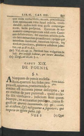 Caput XIX. De Poenis