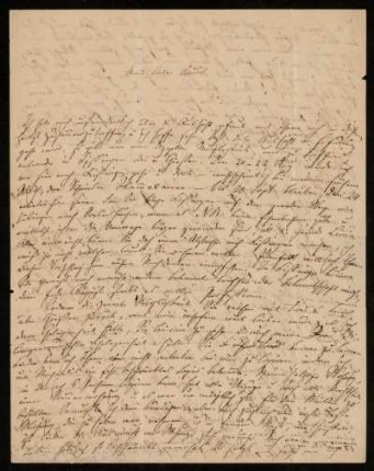 Nr. 1: Brief von Rudolf von Jhering an Carl Friedrich Wilhelm von Gerber, Gießen, 1.8.1852