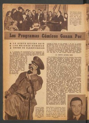 Los programas cómicos ganan por knock-out