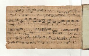 Edelmann, Moritz: Toccata ex D (Fragm.); [cemb]