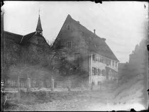 Kloster Lobenfeld - Evangelische Pfarrkirche Pächterwohnhaus Außenansicht der Südwestseite