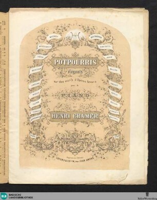 Le Postillon de Lonjumeau de Adam : Potpourri