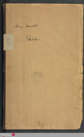 18/90 - Statuten (Abschriften)