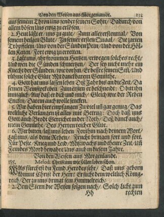 Von den Weisen aus Morgenlande.