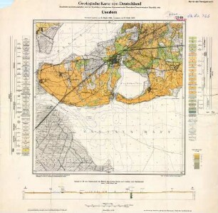 2149 Usedom, Geologische Karte von Deutschland