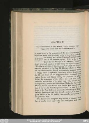 Chapter IV The Literature Of The Early Seljúq Period : The Nidhámu'l - Mulk And His Contemporaries