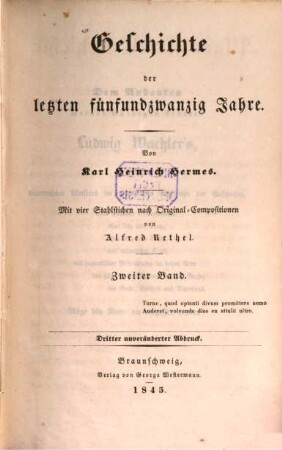 Geschichte der letzten fünfundzwanzig Jahre, 2