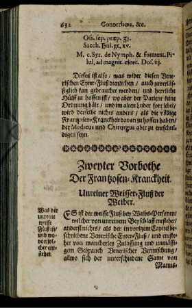 Zweyter Vorbothe Der Frantzosen-Kranckheit.