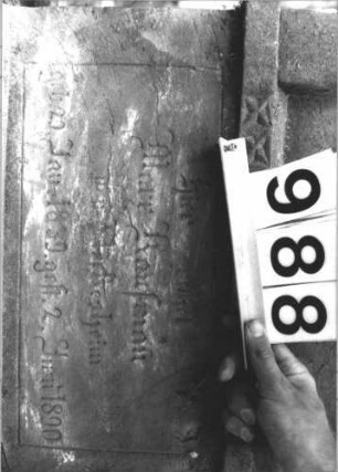 Grabstein 988 (Detailaufnahme 2)