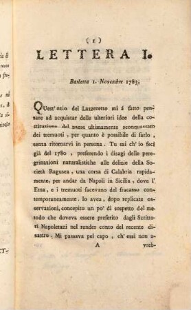 Lettere geografico-fisiche sopra la Calabria, e la Puglia al conte Tommaso de Bassegli