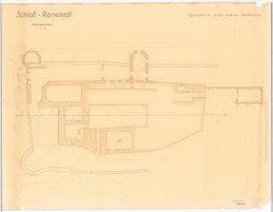 Schloss Rannariedl, Neustift i.M.: Grundriss Kellergeschoss 1:100