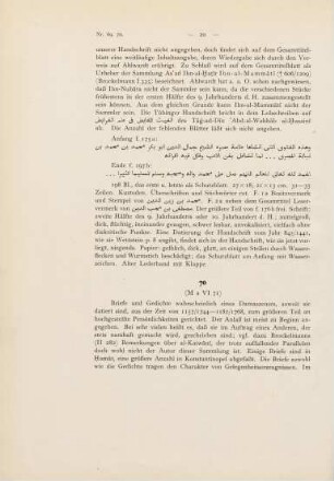 20-22, Ma VI 71 bis Ma VI 72 (Nr. 70-71)